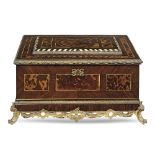 Rosewood box Germany, 19th century 21x42x27 cm.