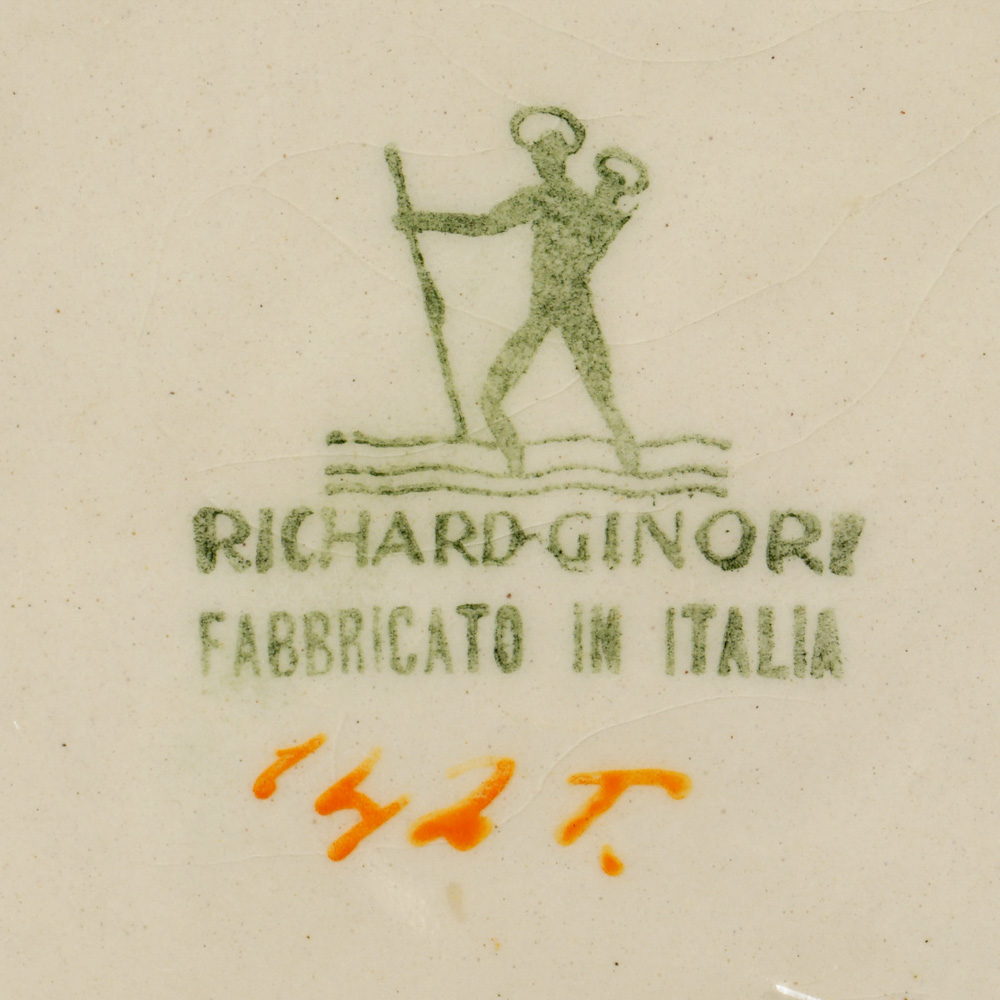 Giovanni Gariboldi, prod. Richard Ginori San Cristoforo - Image 2 of 2