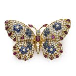 Tiffany & Co. 18kt yellow gold butterfly brooch