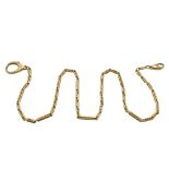 18kt yellow gold watch chain