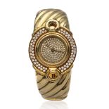 Ladies watch cuff bracelet