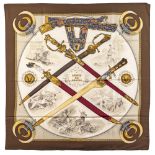 HermÃ¨s Armes de Chasse collection carrÃ© scarf