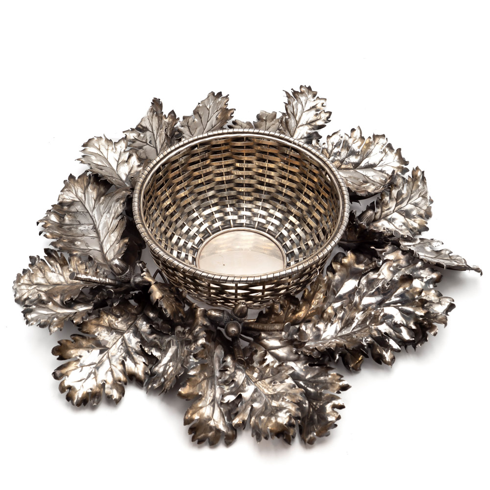 Federico Buccellati, large silver centerpiece (2)