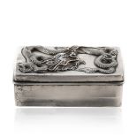 Rectangular silver box