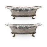 Pair of silver baskets (2)