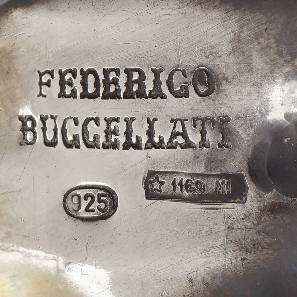 Federico Buccellati, large silver centerpiece (2) - Image 3 of 3