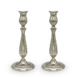 Cartier, pair of silver candlesticks