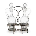 Silver oil cruet