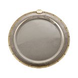 Gucci, vintage silver metal tray