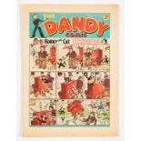 Dandy No 89 (1939). Bright cover, cream pages, small tear and crease to top RH corner [fn]