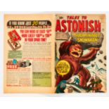 Tales To Astonish 24 (1961). Cents copy. Some Marvel edge chipping and moisture stain. Tanning to