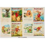 Rupert Adventure Series (D. Express early 1960s) 47-50. Bright covers, white pages. No 47: 1 x ½"