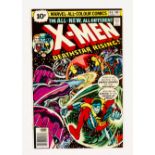 X-Men 99 (1976). Signed by Dave Cockrum and Chris Claremont to the splash page lower margin [