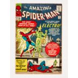 Amazing Spider-Man 9 (1964). Cents copy. High cover gloss with ½ ins tear to lower margin, light