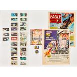 Eagle Vol 17 No 22 (1966). With Special sendaway offer Wall's Sky Ray Moon Fleet Log Book, Space