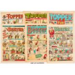 Topper (1956-76) 156, 157, 500, 1038 Xmas 1972, 1195 Xmas 1975, 1212 (with back cover repro No 1),