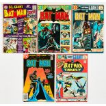 Batman (1965-78) 80pg Giant 12 [vg], Batman 255, 262, 300 with Batman Family 1 [fn-/fn+] (5). No