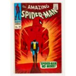Amazing Spider-Man 50 (1967). High cover gloss, white pages, slight vertical mail fold [fn]. No
