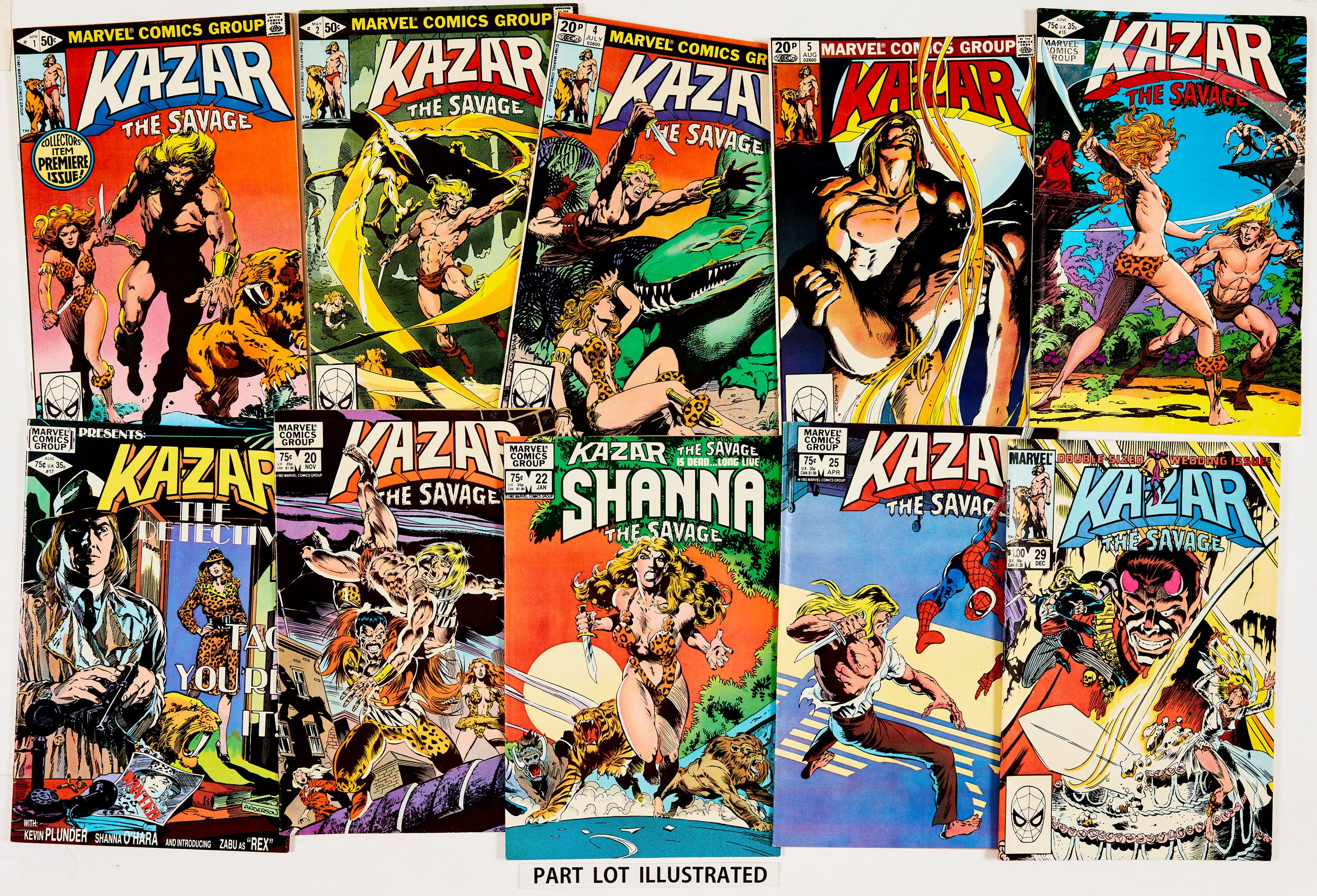 Kazar the Savage (1981-84) 1-26, 28-31 [vfn/nm-] (30). No Reserve