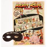 Mickey Mouse Weekly 166 (1939) Easter issue [vg-] wfg Lone Ranger Mask. The Mask is rare