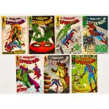 Amazing Spider-Man (1968) 62-67. With King-Size Special 5. #62, 65, 66 cents copies. #65 [vfn+],