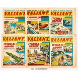 Valiant (1966). Complete 53 issue year. Starring Captain Hurricane, The Steel Claw, House of