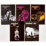 (The Prisoner) Number Six (1984-85) 1-5. Cult TV series magazine starring Patrick McGoohan. No 1 [