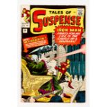 Tales of Suspense 50 (1964). High cover gloss, cream/light tan pages, lower RH corner slight bump [