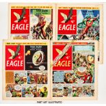 Eagle Vol. 7 (1956) 1-52. Complete year. With Dan Dare in Rogue Planet. Bright flat copies No 13