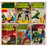 Green Lantern (1962-69) 17, 18, 22 detached cover, 42, 43, 68 [gd/vg] (6). No Reserve