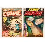 Down with Crime 5 (1952) with Tense Suspense 2 (1959) [vg/vg-] (2). No Reserve