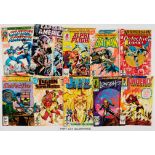 Marvel/DC 80s Mix. Captain America 241, Captain America Annual 8, Alpha Flight 1, Detective 500,