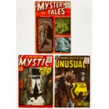 Atlas Horror (1956): Mystery Tales 45 (1956) weak spine [gd-], Mystic 51 (1956) small narrow clear