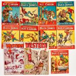 Cowboy Comics (1951) 34-36, 41, 45-48, 50 with Western War Comic (G.G. Swan) 5, 6 [gd/vg+] (11)