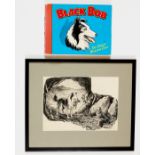 Black Bob original artwork (1956) by Jack Prout for The Black Bob Book 5 (1957) included. Indian ink
