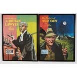Sexton Blake/The Mystery of Moat Farm (1946) and the Secret of the Indian Lawyer (1953) two original