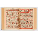 Radio Fun (1946) 378-429. Complete year in bound volume including Whitsun & Victory Number and