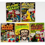 Black Magic Comics (1952 Arnold Book Co) 1, 2, 6, 7. With Monster of Frankenstein 5, Simon &