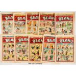 Beano (1957) 785, 787-804 including Fireworks issue. Starring Biffo, Lord Snooty, Minnie The Minx,