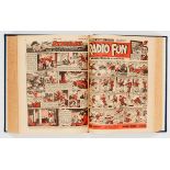 Radio Fun (1947) 430-481. Complete year in bound volume. Starring Vera Lynn, The Falcon - Secret