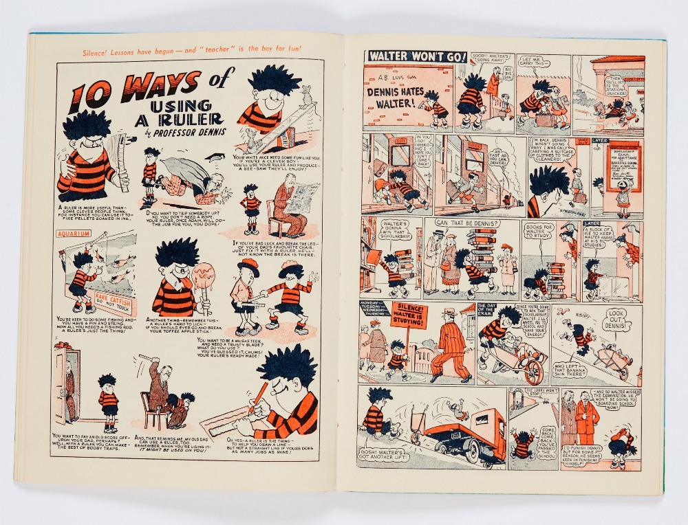 Dennis The Menace Annual 1 (1956). Bright boards with some light vertical stress lines, no - Image 3 of 3