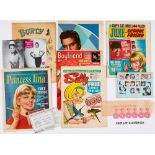 Girls' Comics with Free Gifts (late 1950s-60s). Bunty No 3 wfg Famous Girls of Today Picture