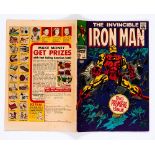 Iron Man 1 (1968). Good cover gloss, cream pages with slightly darker edges [vg/fn]. No Reserve