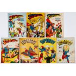 Superman (KG Murray 1950s Australian/UK reprints) 15, 16, 22, 23. Witih Superboy 23 [gd], 36, 47 [