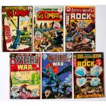 G.I. Combat (1970-71) 151, 181. With Our Army At War 254, Weird War Tales 2, 23 and 100-Page Super