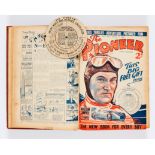 Pioneer (1934) 1-25. In bound volume with free gifts with Nos 2, 3 and 4. Great pioneer