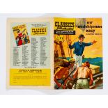 Classics Illustrated 74 (1952 HRN 141) Mr Midshipman Easy (3rd edition). Scarce British cover art.