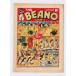 Beano No 40 (Apr 29 1939). Bright cover with some light margin foxing. Cream/light tan pages [fn-]