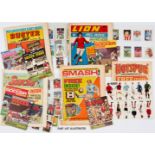 Football Free Gifts in comics (1970-73). Buster 7-28 Feb (1970) 16-30 Oct, 6 Nov (1971). Eight