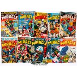 Mister Miracle (1971-74) 1-18 (Cents copies: 1-4, 15-18). 5 issues [vg/fn-], balance incl. # 1 &